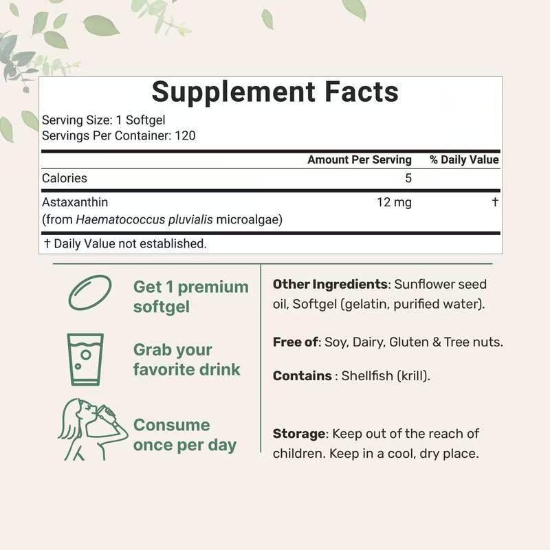 Astaxanthin Soft Capsules